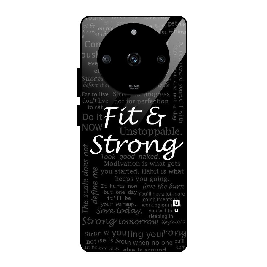 Fit And Strong Glass Back Case for Realme Narzo 60 5G