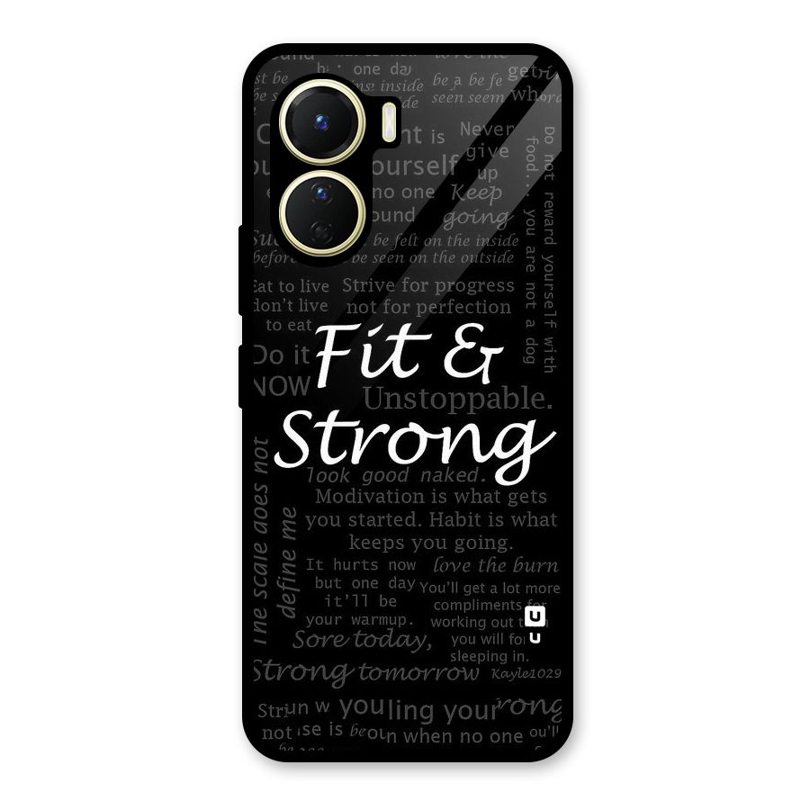 Fit And Strong Glass Back Case for Vivo Y56