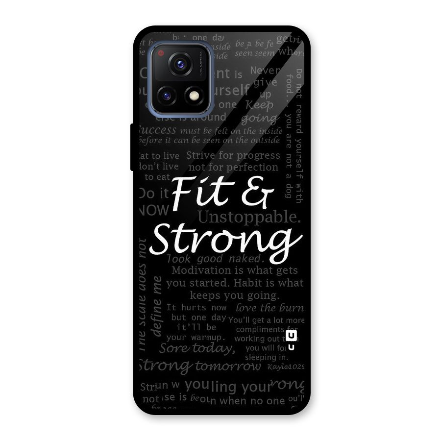 Fit And Strong Glass Back Case for Vivo Y72 5G
