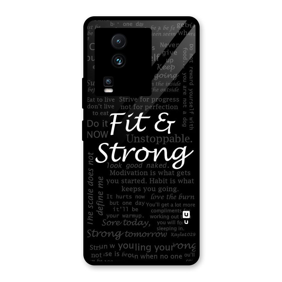 Fit And Strong Glass Back Case for Vivo iQOO Neo 7