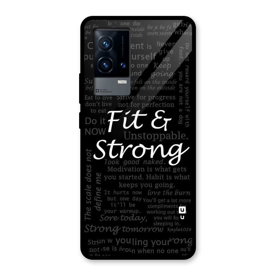 Fit And Strong Glass Back Case for iQOO 9 5G