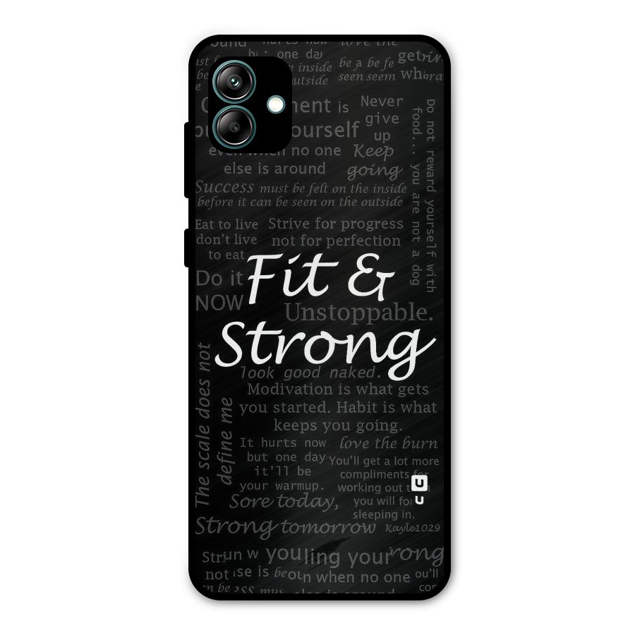 Fit And Strong Metal Back Case for Galaxy A04