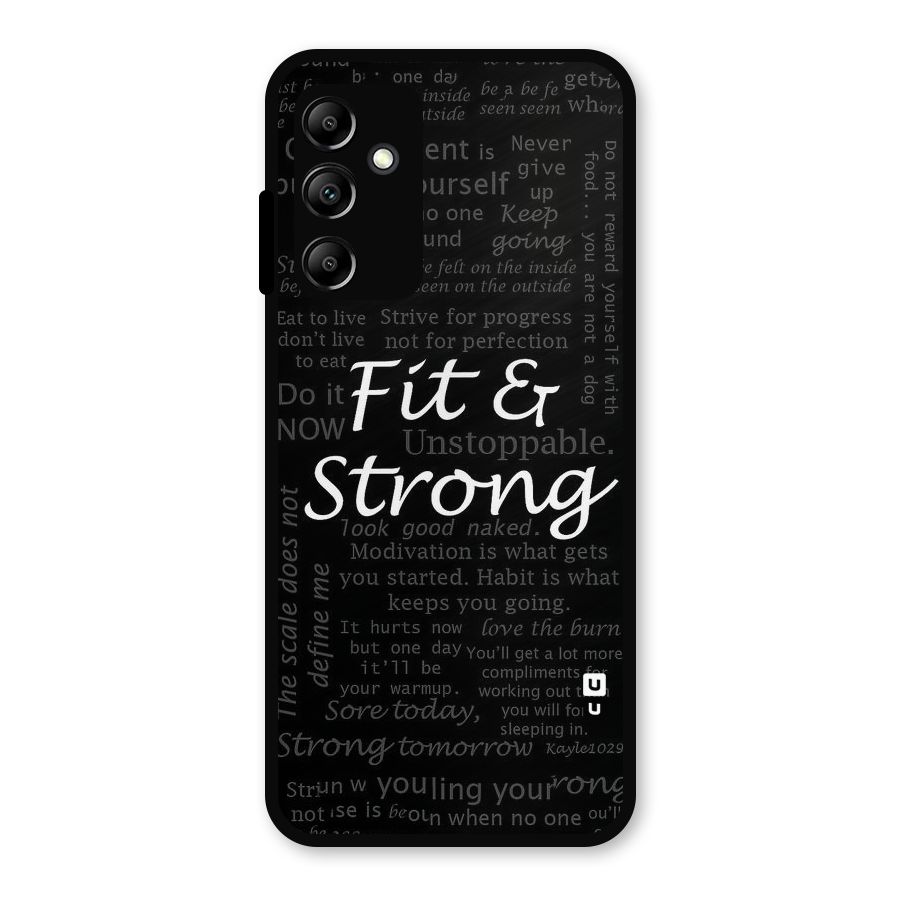Fit And Strong Metal Back Case for Galaxy A14 5G