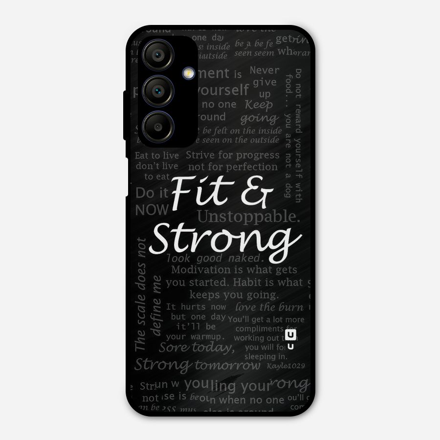 Fit And Strong Metal Back Case for Galaxy A15 5G