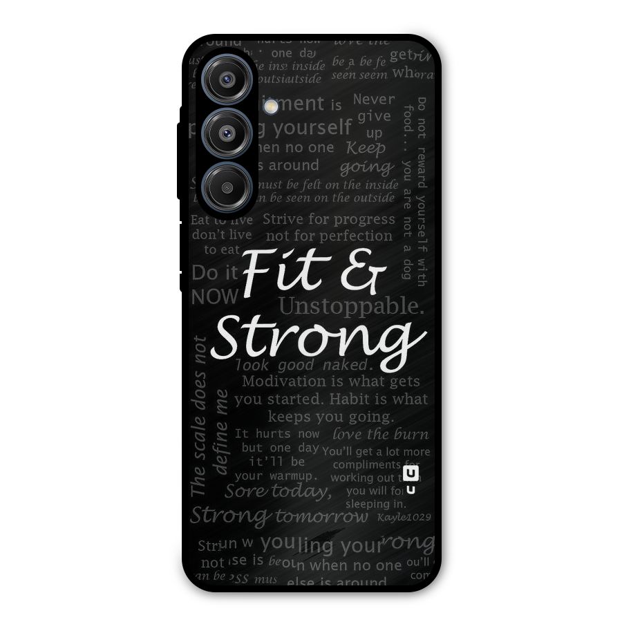Fit And Strong Metal Back Case for Galaxy A16 5G