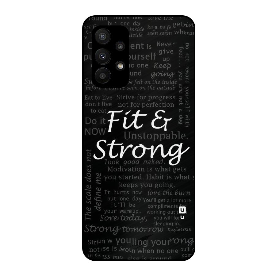 Fit And Strong Metal Back Case for Galaxy A23
