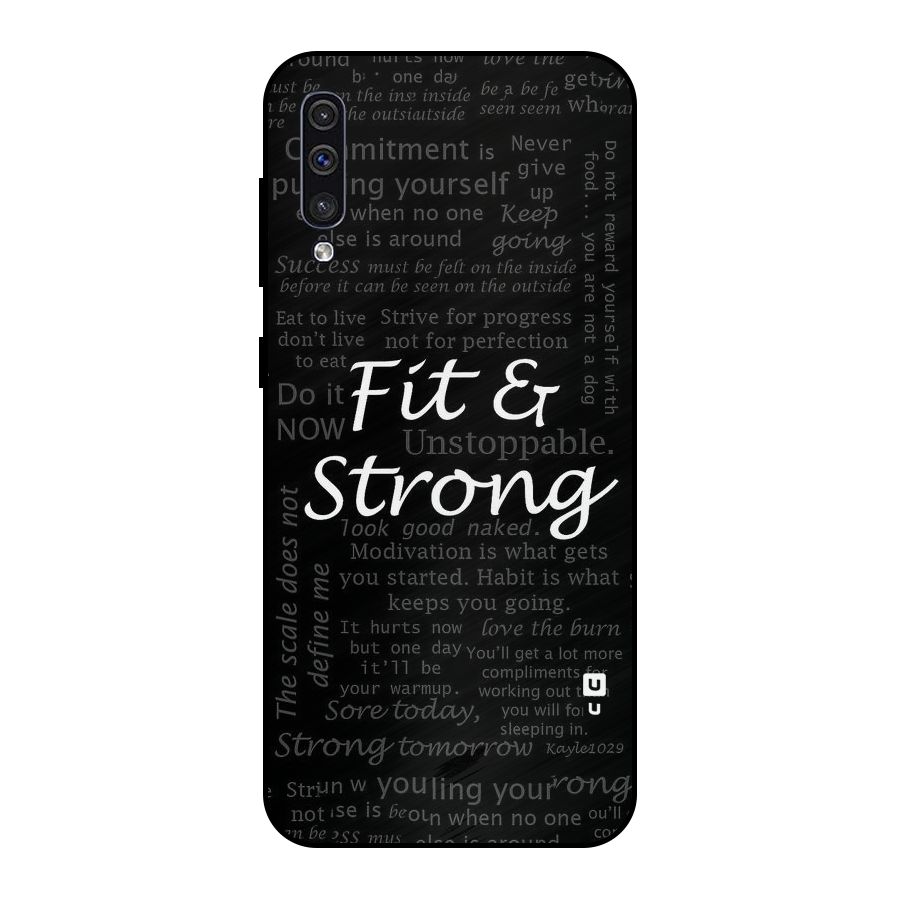 Fit And Strong Metal Back Case for Galaxy A50s