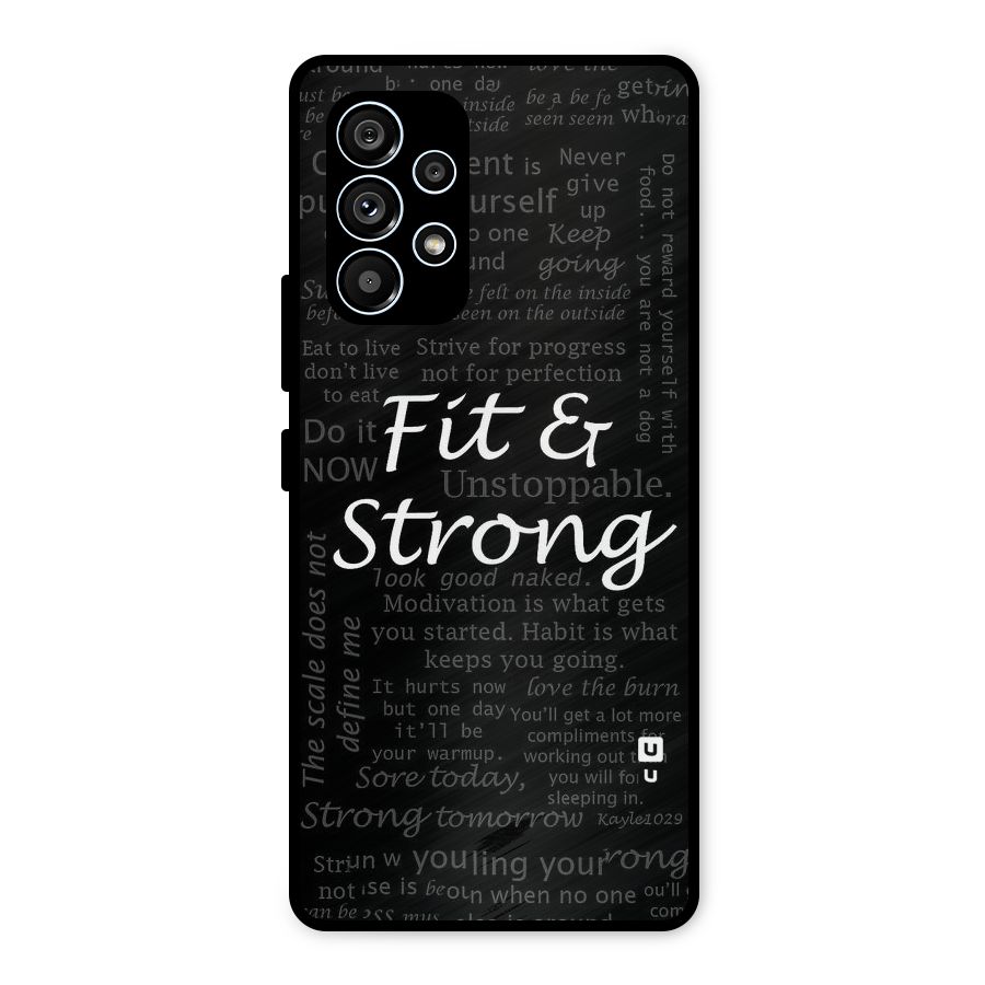 Fit And Strong Metal Back Case for Galaxy A53 5G