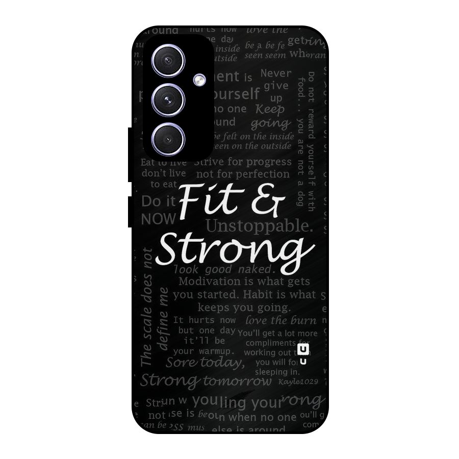 Fit And Strong Metal Back Case for Galaxy A54