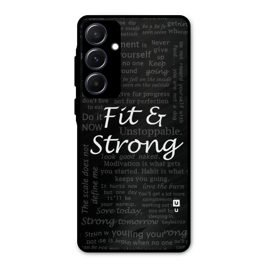 Fit And Strong Metal Back Case for Galaxy A55