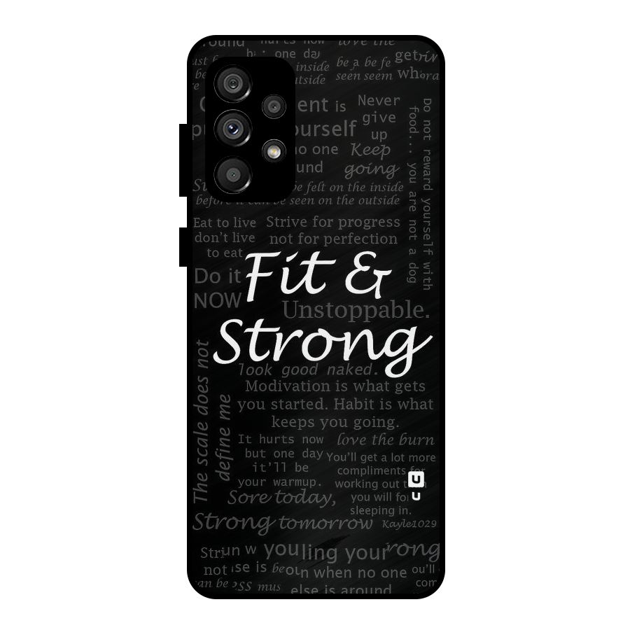 Fit And Strong Metal Back Case for Galaxy A73 5G