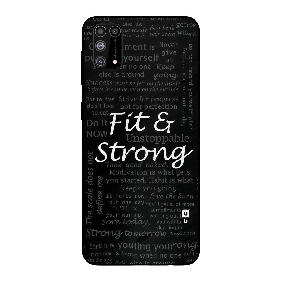 Fit And Strong Metal Back Case for Galaxy F41