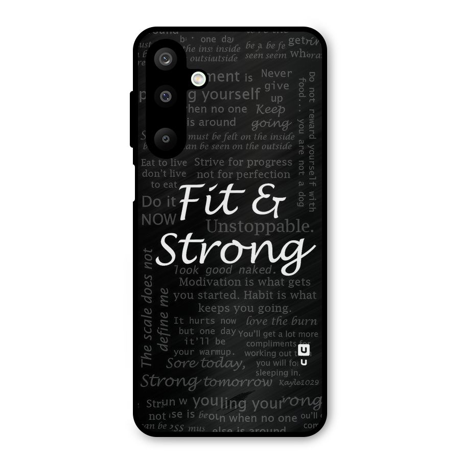 Fit And Strong Metal Back Case for Galaxy M16