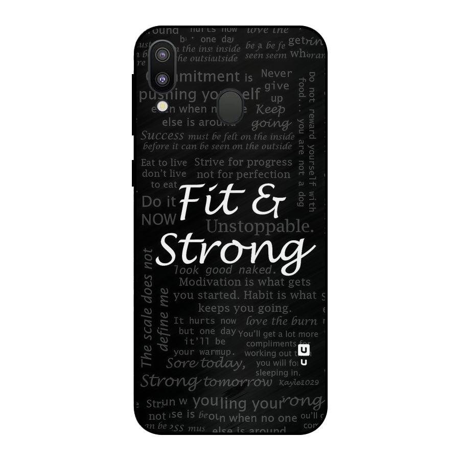 Fit And Strong Metal Back Case for Galaxy M20