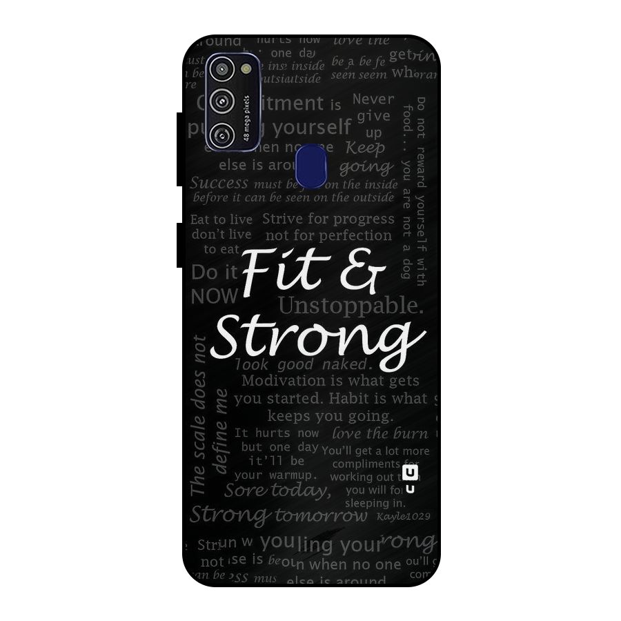 Fit And Strong Metal Back Case for Galaxy M21