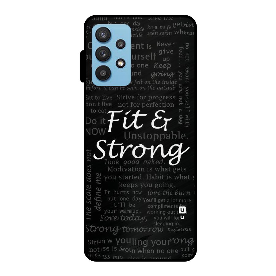 Fit And Strong Metal Back Case for Galaxy M32 5G