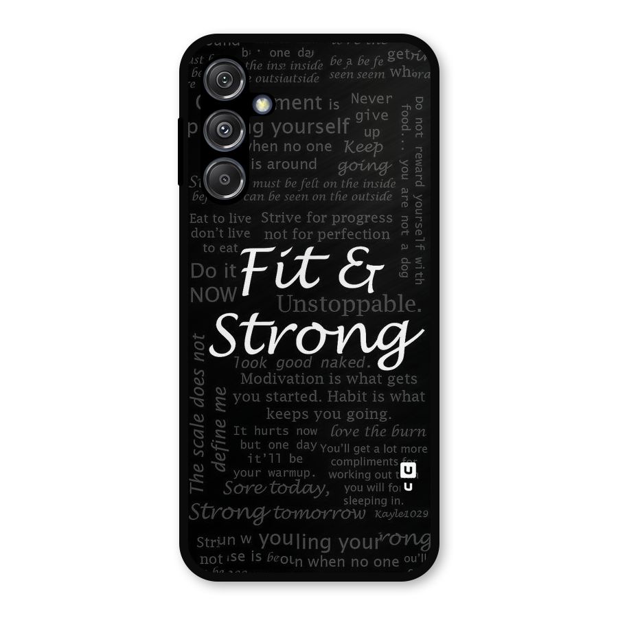 Fit And Strong Metal Back Case for Galaxy M34 5G