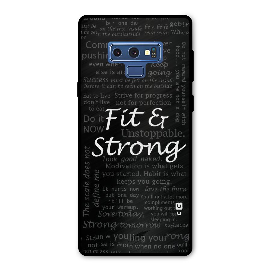 Fit And Strong Metal Back Case for Galaxy Note 9