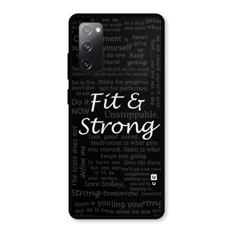 Fit And Strong Metal Back Case for Galaxy S20 FE 5G
