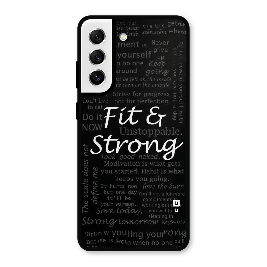 Fit And Strong Metal Back Case for Galaxy S21 FE 5G