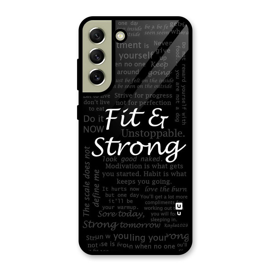 Fit And Strong Metal Back Case for Galaxy S21 FE 5G (2023)