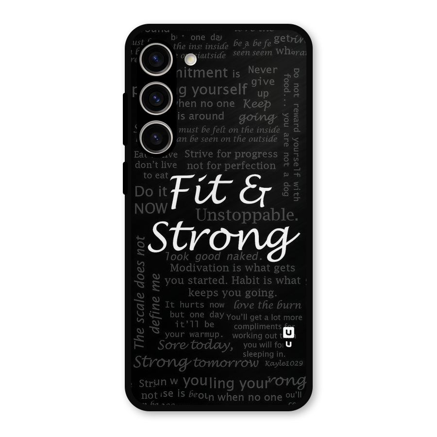 Fit And Strong Metal Back Case for Galaxy S23 Plus