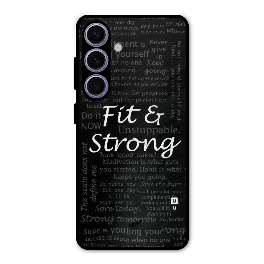 Fit And Strong Metal Back Case for Galaxy S24