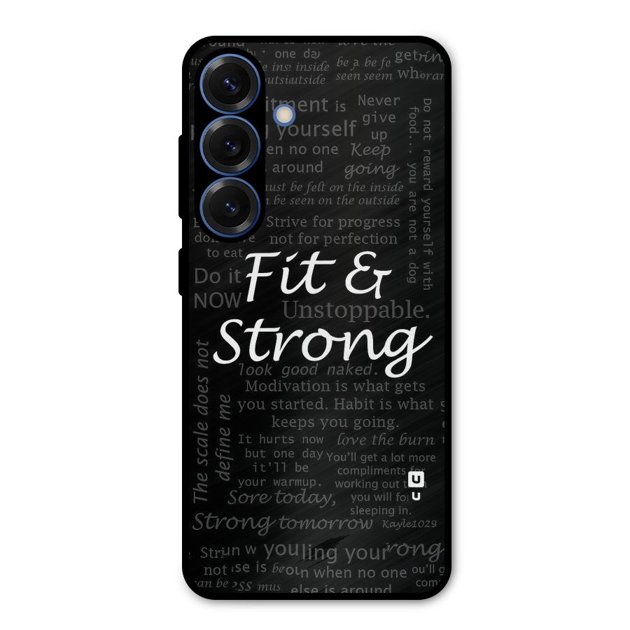 Fit And Strong Metal Back Case for Galaxy S25