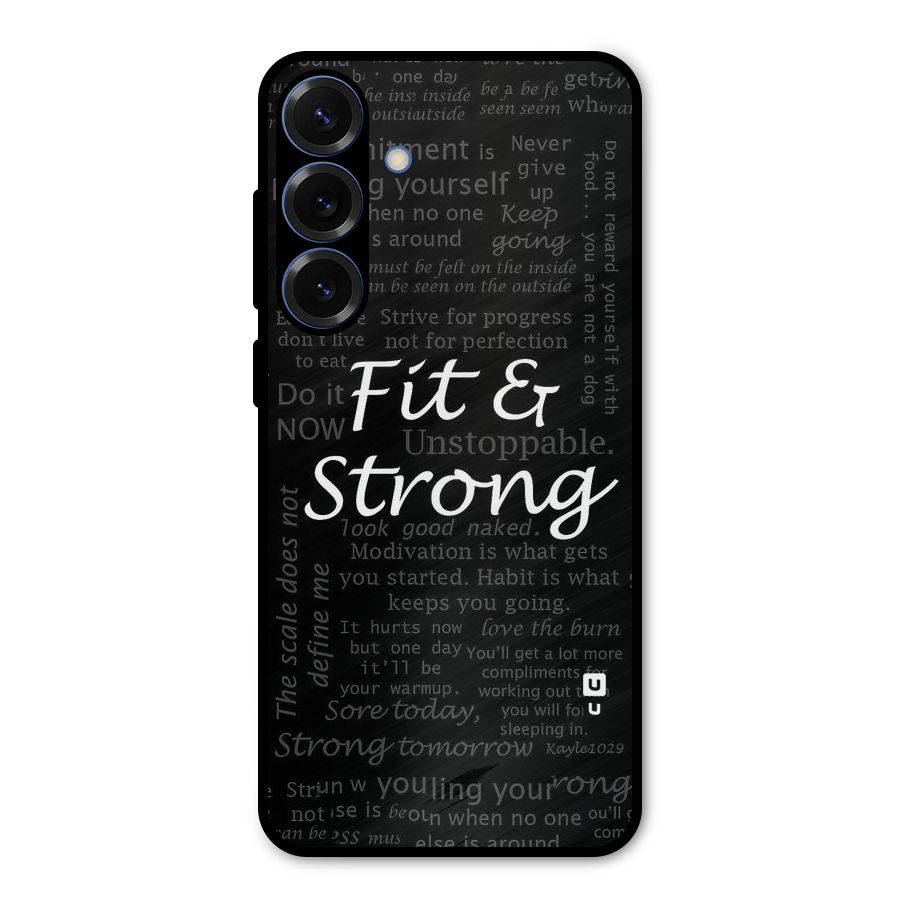 Fit And Strong Metal Back Case for Galaxy S25 Plus