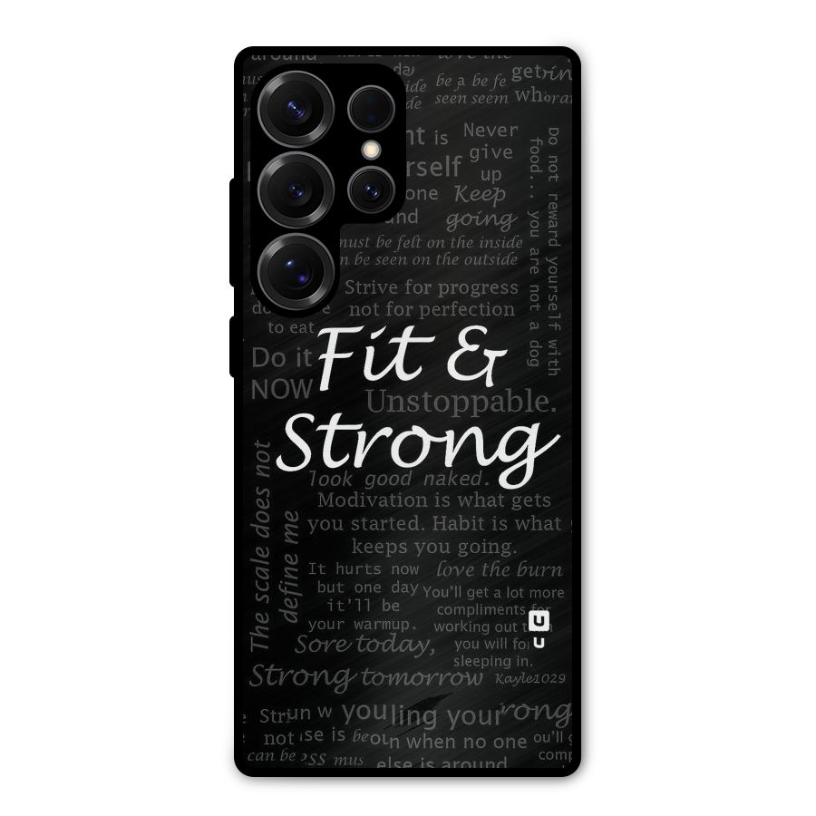 Fit And Strong Metal Back Case for Galaxy S25 Ultra