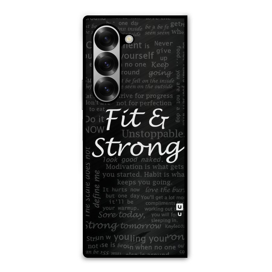 Fit And Strong Metal Back Case for Galaxy Z Fold6