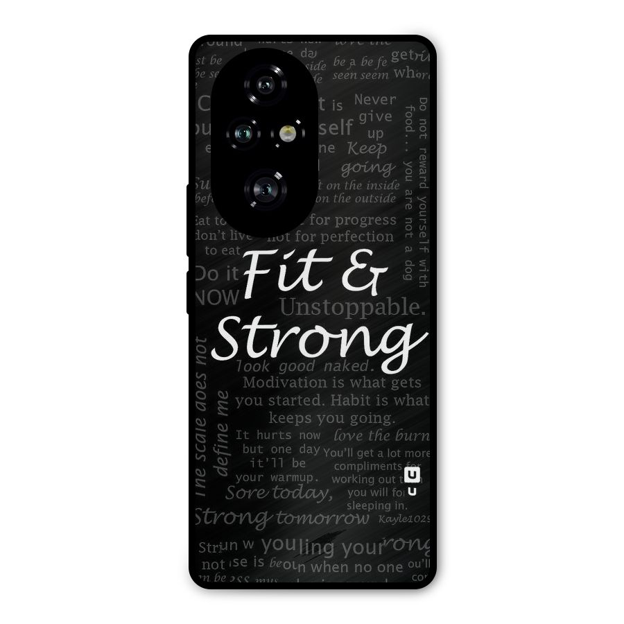 Fit And Strong Metal Back Case for Honor 200 Pro