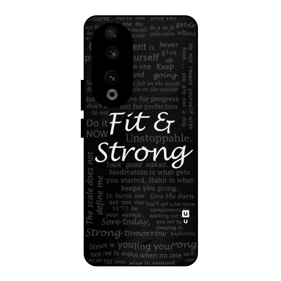 Fit And Strong Metal Back Case for Honor 90