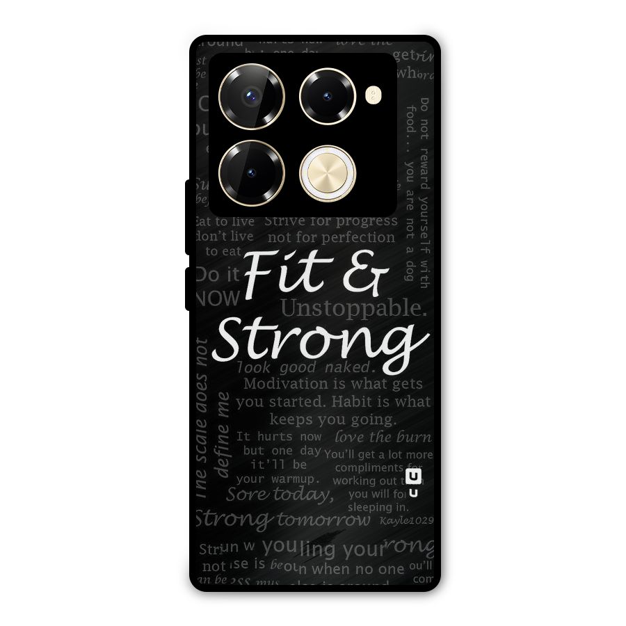 Fit And Strong Metal Back Case for Infinix Note 40 Pro