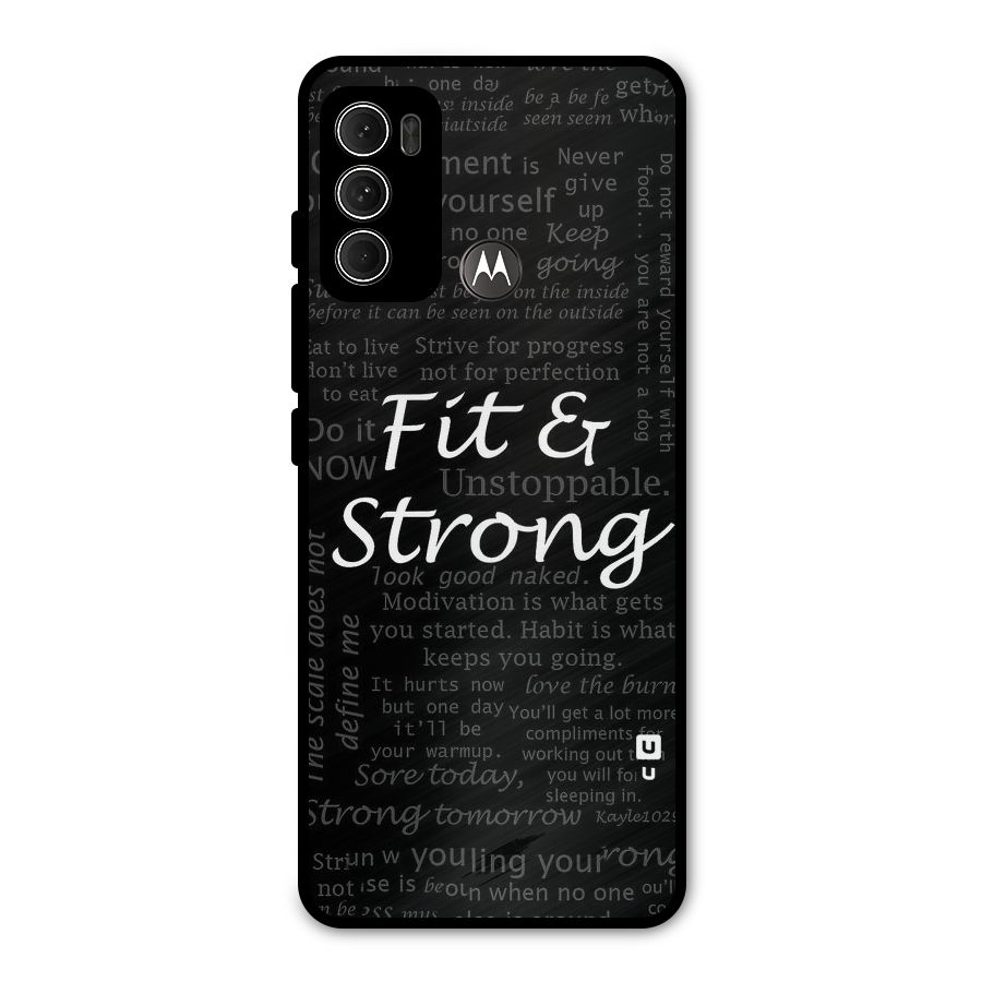 Fit And Strong Metal Back Case for Moto G60