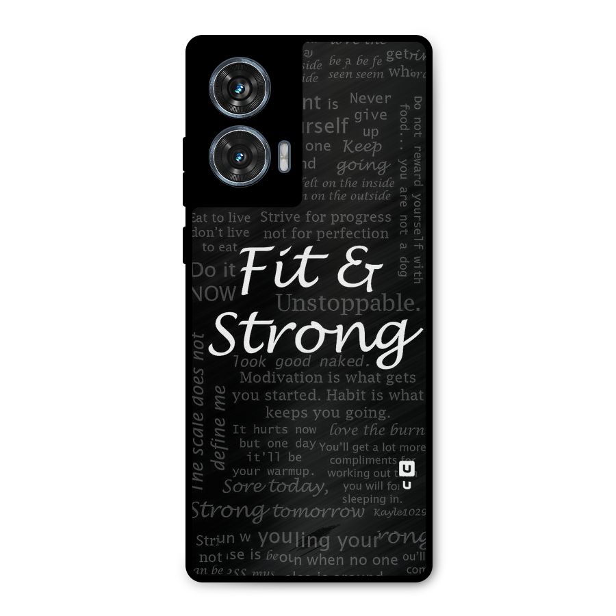 Fit And Strong Metal Back Case for Motorola G96