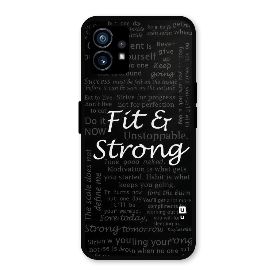 Fit And Strong Metal Back Case for Nothing Phone 1