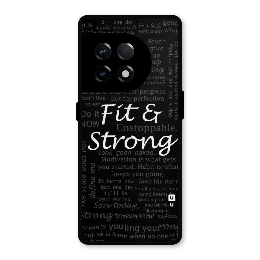Fit And Strong Metal Back Case for OnePlus 11R