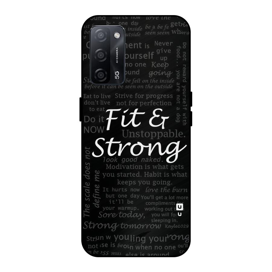 Fit And Strong Metal Back Case for Oppo A53s 5G