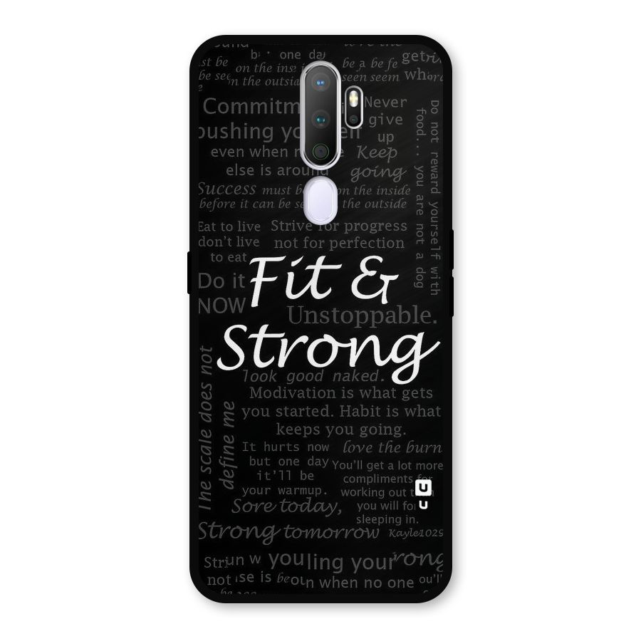 Fit And Strong Metal Back Case for Oppo A9 (2020)