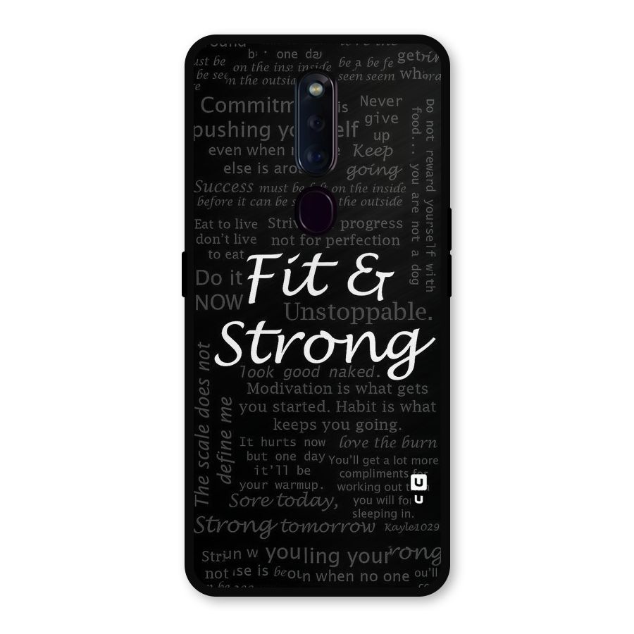 Fit And Strong Metal Back Case for Oppo F11 Pro