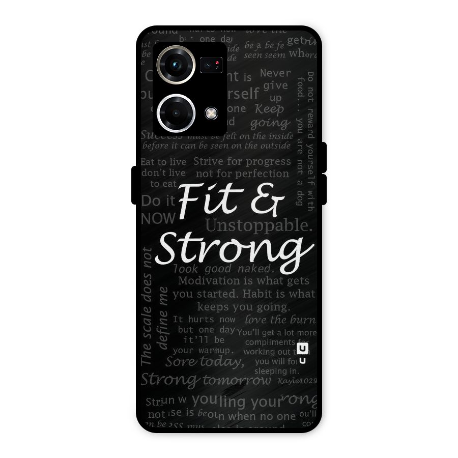 Fit And Strong Metal Back Case for Oppo F21 Pro 4G