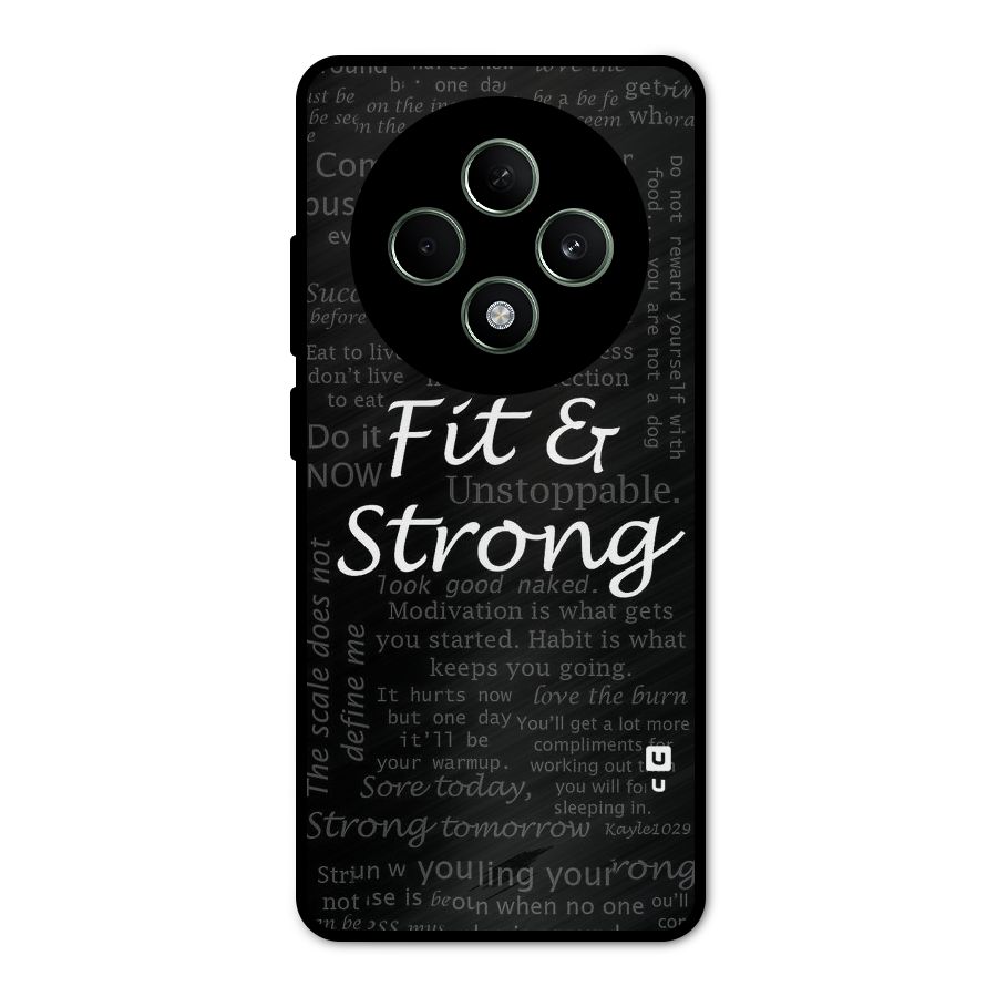 Fit And Strong Metal Back Case for Oppo F27