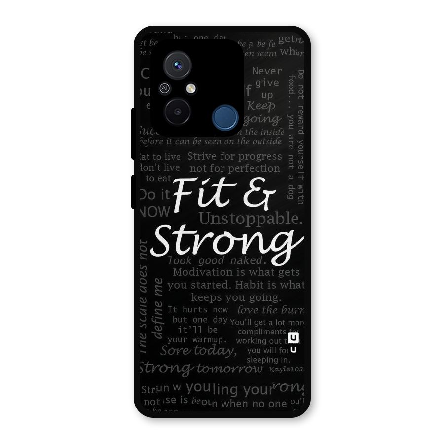 Fit And Strong Metal Back Case for Poco C55