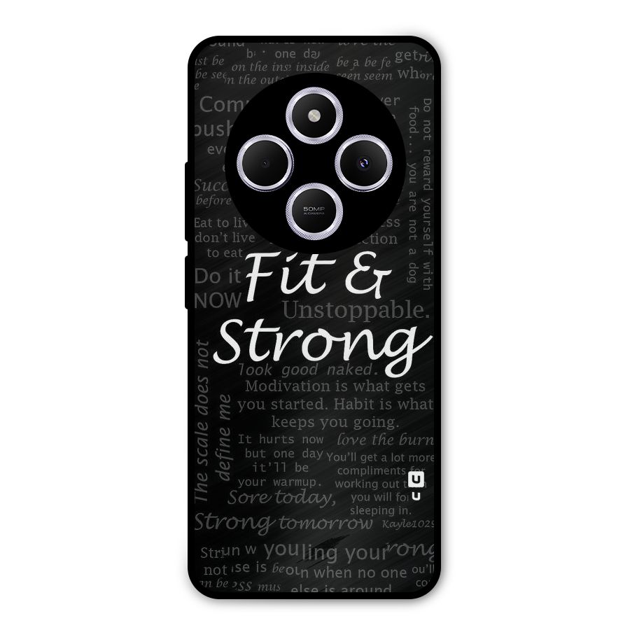 Fit And Strong Metal Back Case for Poco C75 5G