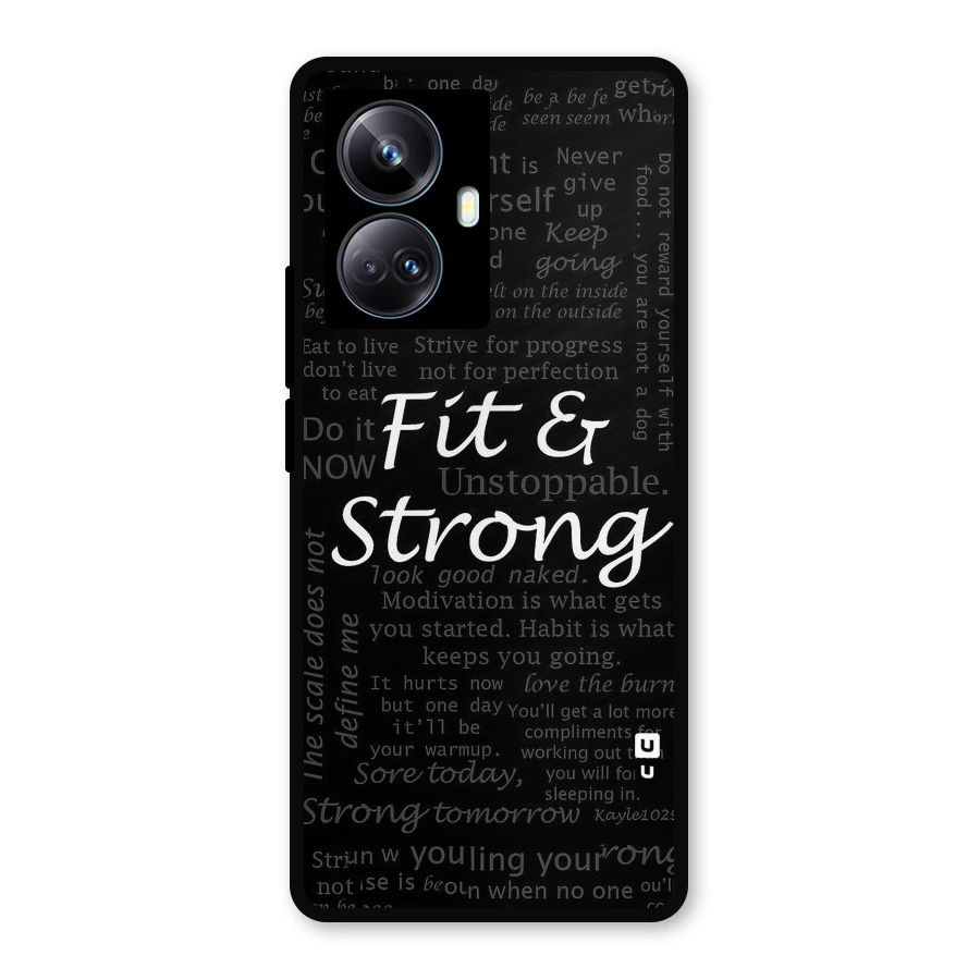 Fit And Strong Metal Back Case for Realme 10 Pro Plus