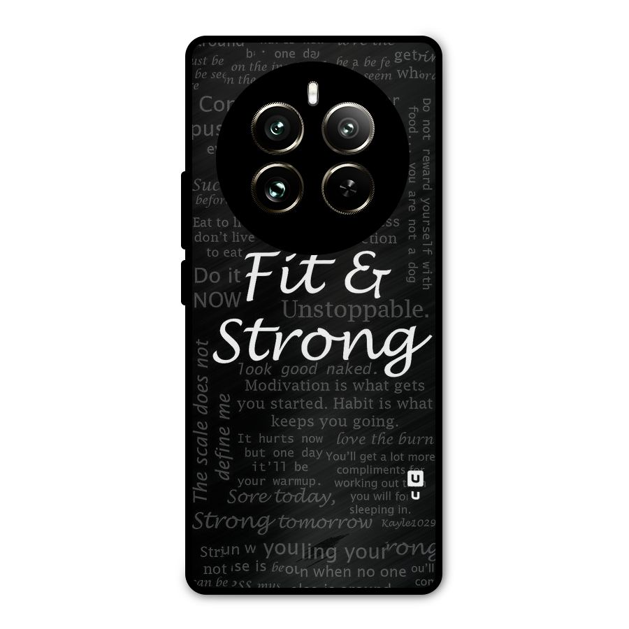 Fit And Strong Metal Back Case for Realme 12 Pro