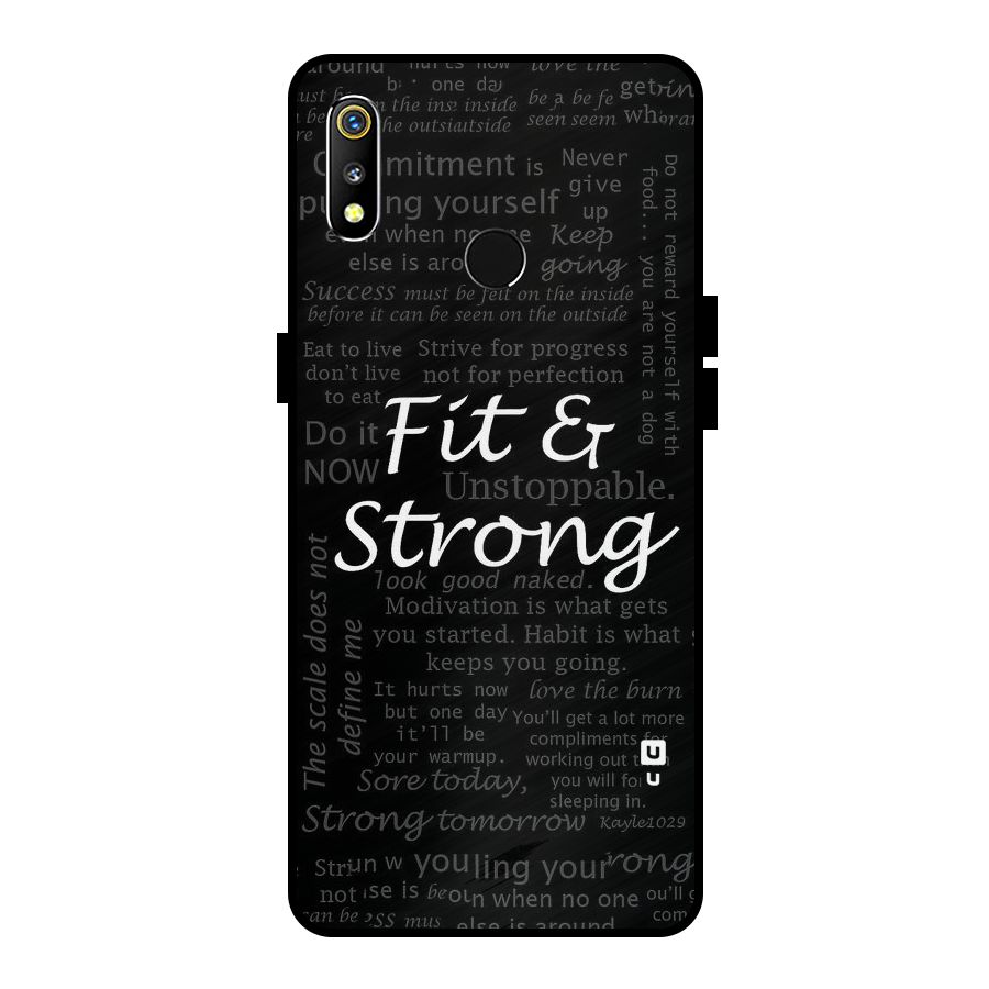 Fit And Strong Metal Back Case for Realme 3i