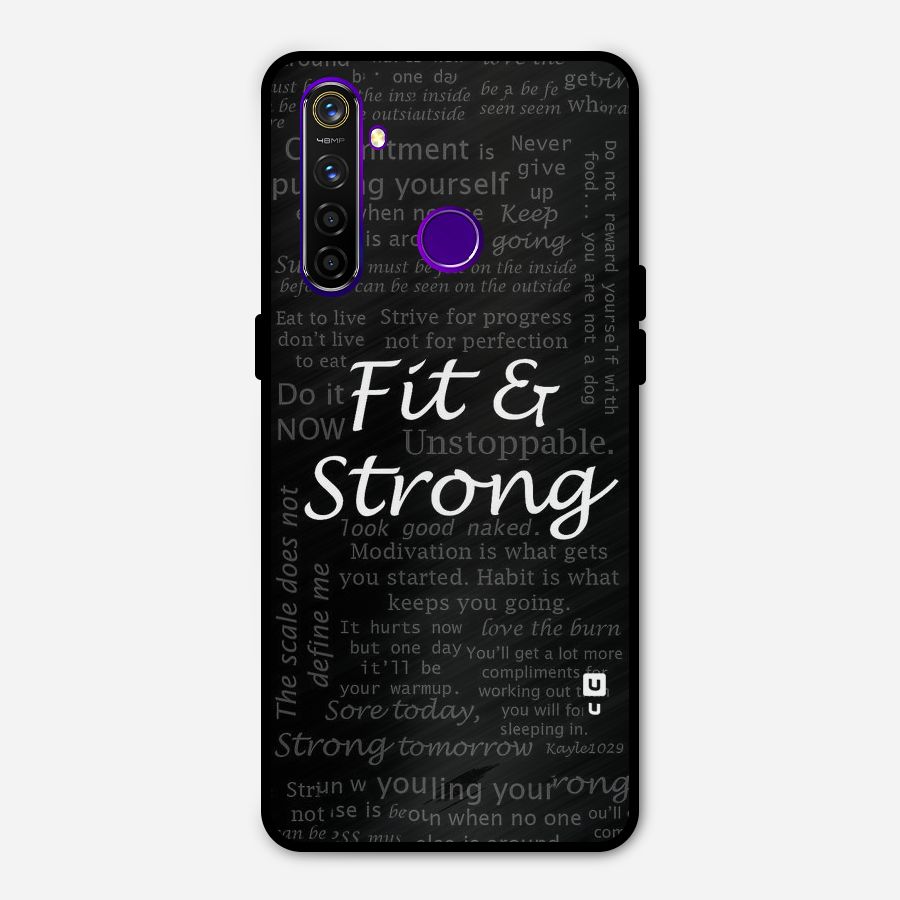 Fit And Strong Metal Back Case for Realme 5 Pro