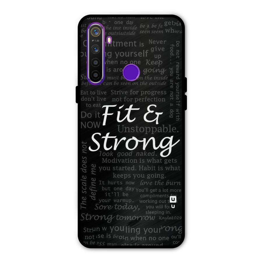 Fit And Strong Metal Back Case for Realme 5i